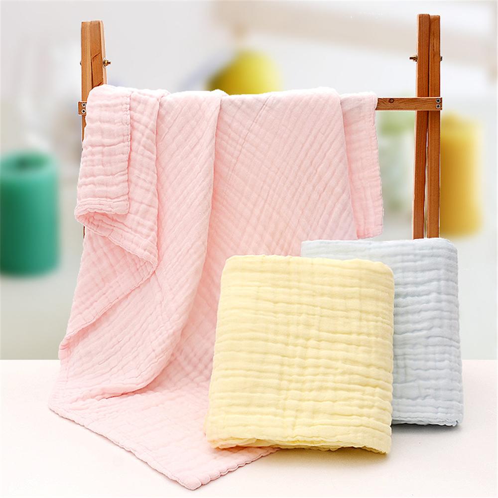 Baby Cotton Solid Color Six-layers Blanket Bulk Baby Blankets - PrettyKid