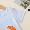 Baby Boys Crab Printed Short Sleeve Top & Shorts Wholesale Baby clothing - PrettyKid