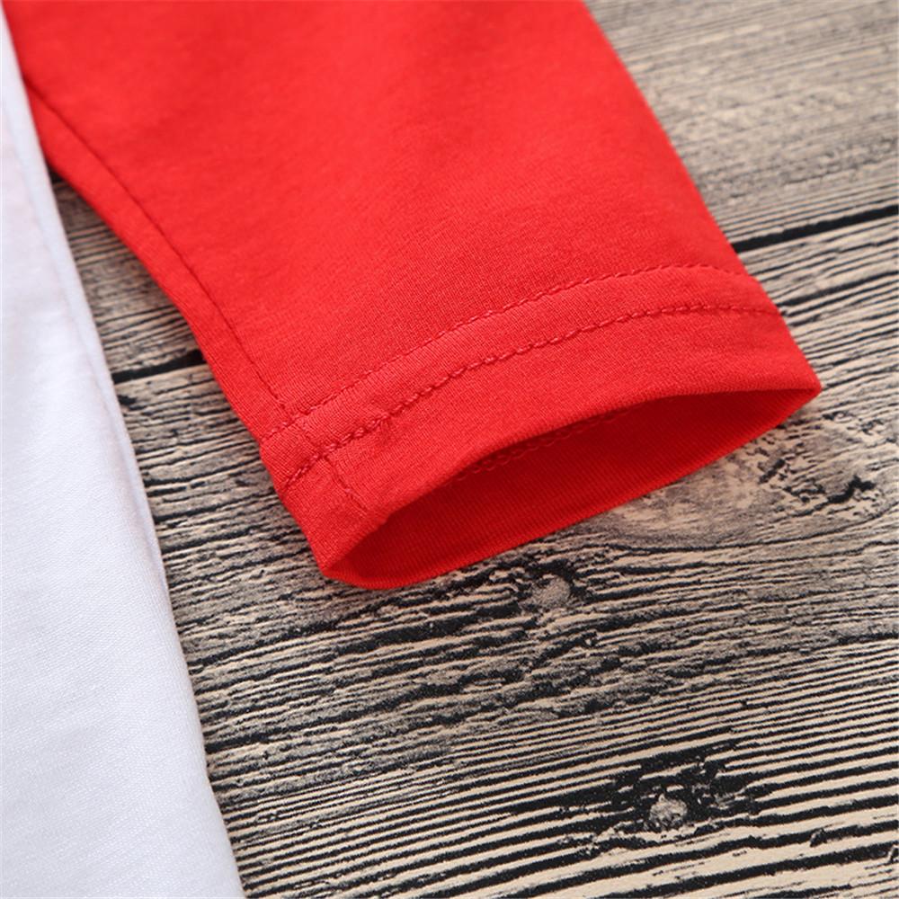 Boys Crew Neck Long Sleeve Color Block Tops - PrettyKid