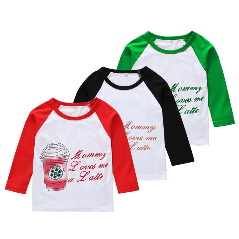 Boys Crew Neck Long Sleeve Color Block Tops - PrettyKid