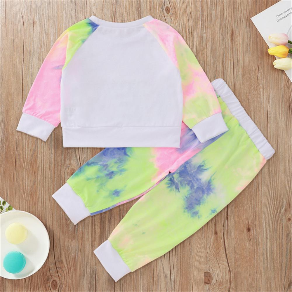 Baby Girls Crew Neck Long Sleeve T-shirt & Pants Wholesale Baby Cloths - PrettyKid