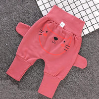 Baby Cute Animal Printed Solid Pants - PrettyKid