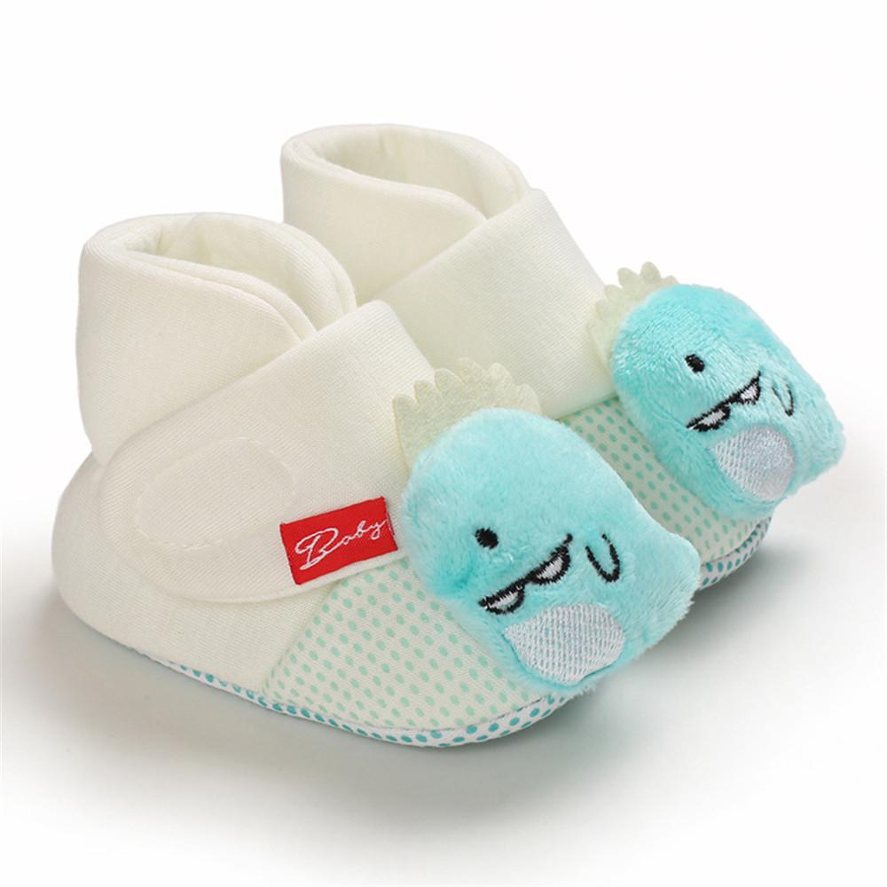 Baby Cute Cartoon Warm Magic Tape Infant Shoes - PrettyKid