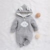 Baby Cute Cloud Hooded Zipper Jumpsuits - PrettyKid