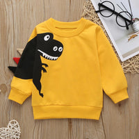 Boys Cute Dinosaur Long Sleeve Tops - PrettyKid