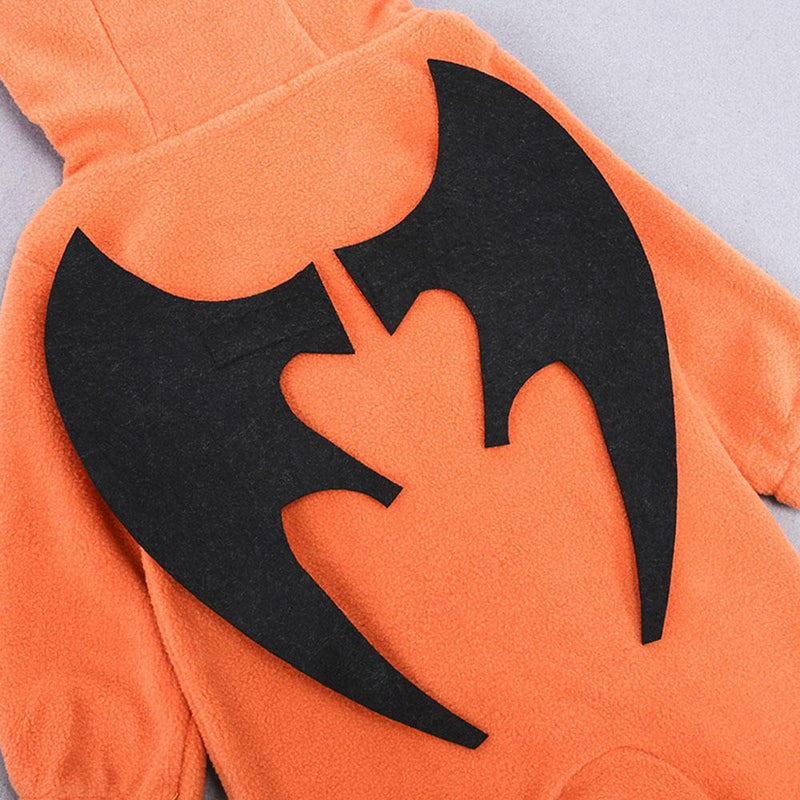 Baby Cute Halloween Bat Print Romper - PrettyKid