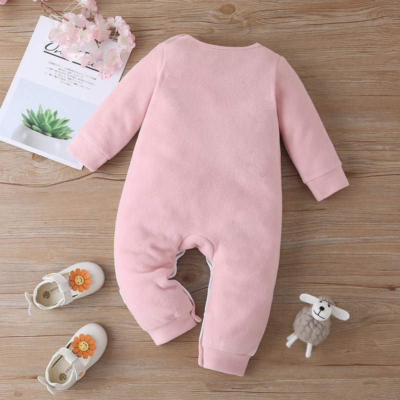 Baby Girls Cute Rabbit Cartoon Long Sleeve Romper Wholesale Clothing Baby - PrettyKid