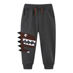 6-Pack Embroidery Dinosaur Kid Boys Trousers - PrettyKid