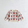 Bunny & Cherry Knit Cardigan And Bodysuit Wholesale Baby Clothes - PrettyKid