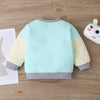Baby Boys Long Sleeve Letter Printing Color Contrast Patch Sweatwear Wholesale Baby Clothing - PrettyKid