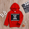 Boys Daily Letter Color Block Hoodie Long Sleeve Tops Wholesale Boys Clothes - PrettyKid