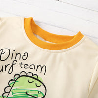 Unisex Dino Surfteam Long Sleeve Top Wholesale Childrens Clothing - PrettyKid