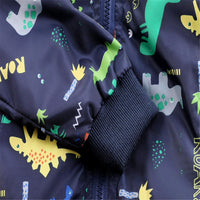 Boys Dinosaur Cartoon Zipper Long Sleeve Jacket Infant Wholesale Clothing - PrettyKid