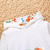 Baby Unisex Dinosaur Hooded Long Sleeve Top & Pants Baby Outfits - PrettyKid