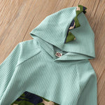 Baby Boys Dinosaur Long Sleeve Hooded Top & Pants Baby Wholesale - PrettyKid