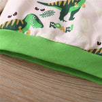 Boys Dinosaur Roar Long-Sleeve Hooded Top & Pants Boys School Uniform - PrettyKid