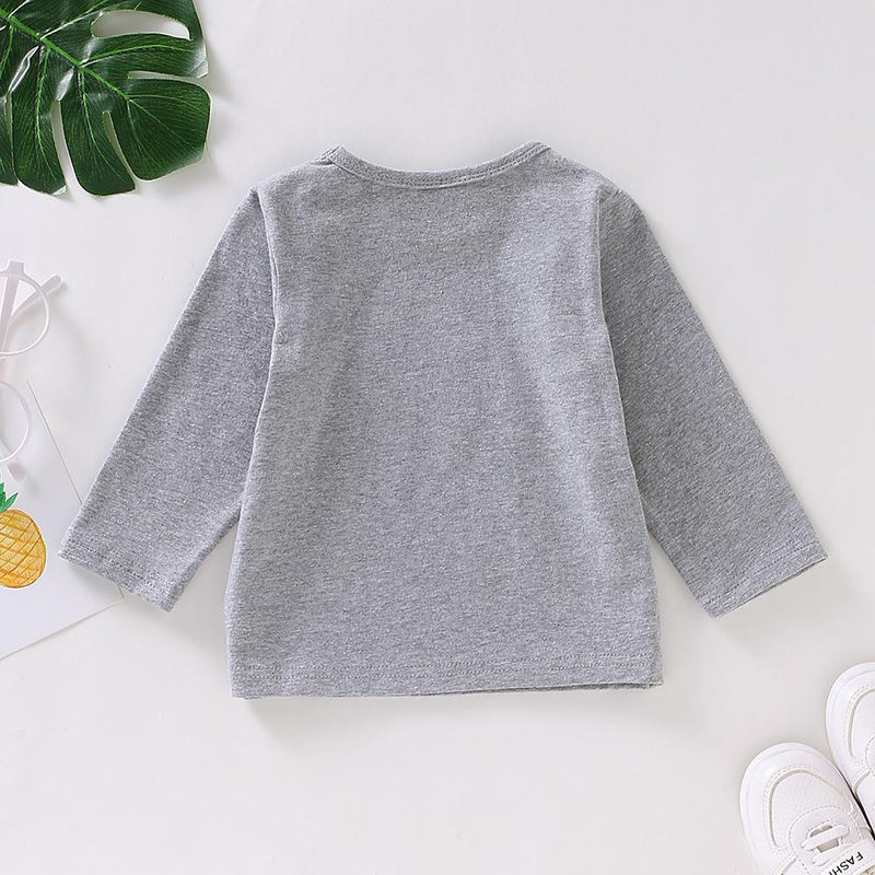 Baby Dream Big Little One Long Sleeve Crew Neck Top Baby Wholesale Suppliers - PrettyKid