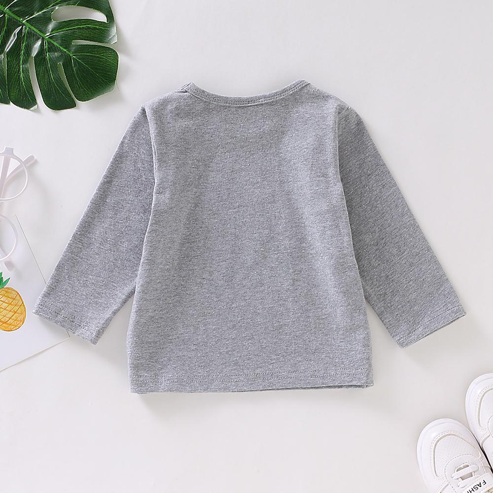Baby Dream Big Little One Long Sleeve Crew Neck Top Baby Wholesale Suppliers - PrettyKid
