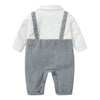 Baby Boy Fake Two-Piece Suspender Jumpsuit Wholesale Baby Rompers KJ167072 - PrettyKid
