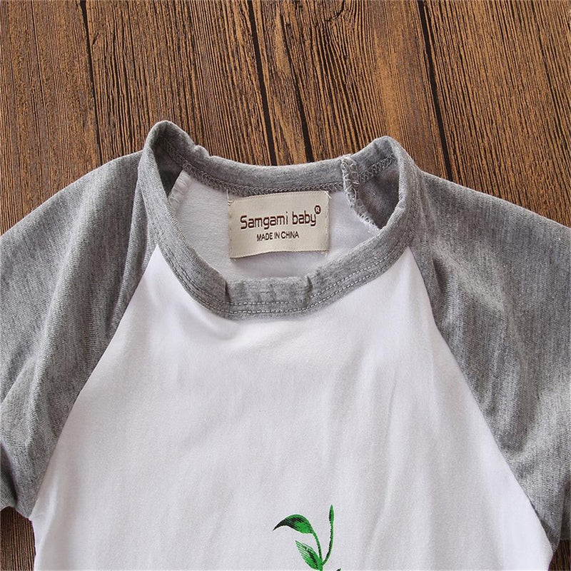 Girls Elephant Printed Long Sleeve T-shirt Girls Boutique Wholesale - PrettyKid