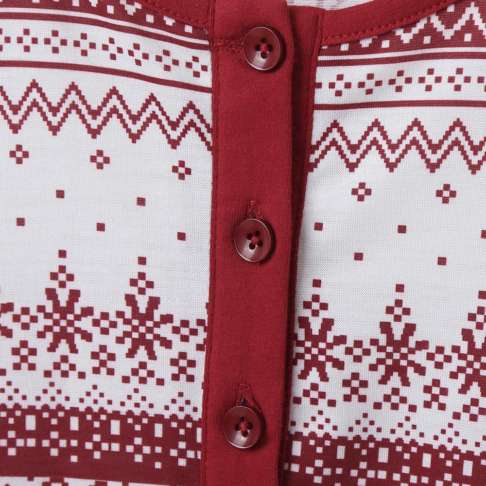 Girls Elk Printed Crew Neck Long Sleeve Dress Wholesale Boutique Girl Clothing - PrettyKid