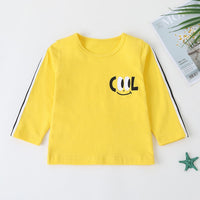 Baby Eye Letter Printed Long Sleeve Top & Pants - PrettyKid