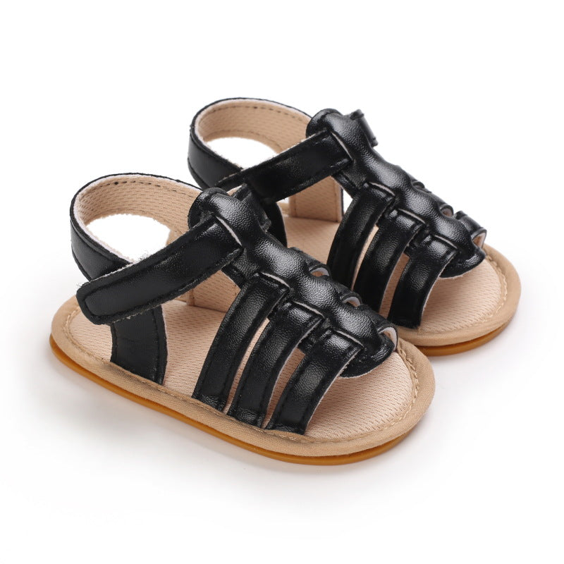 3-18M Boys And Girls Breathable Velcro Sandals Shoes For Newborn Baby Wholesale Baby Clothes - PrettyKid