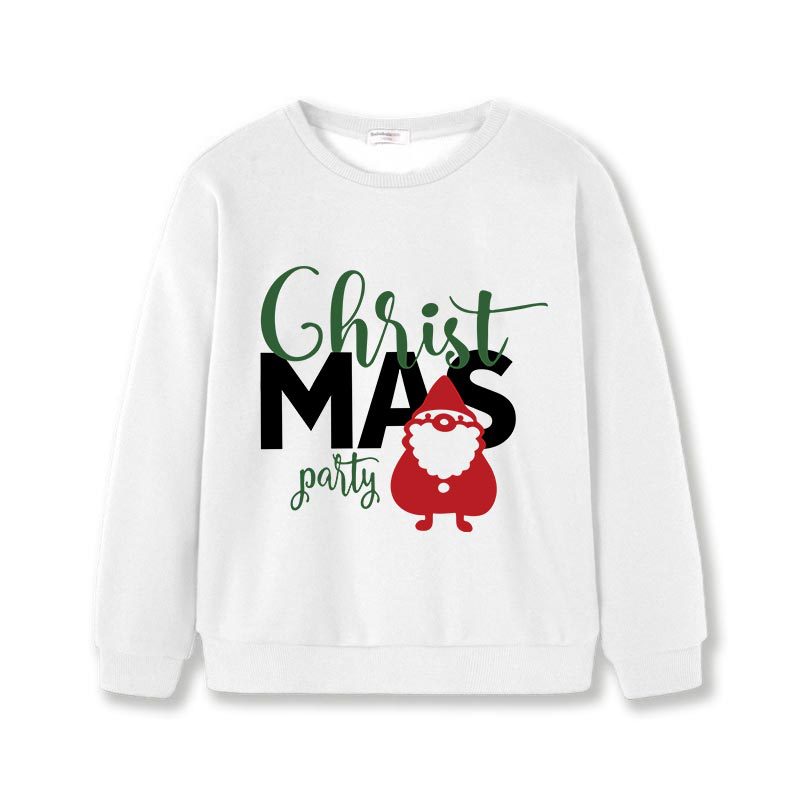 Christmas Party Print Wholesale Kids Clothing Sweatshirts - PrettyKid
