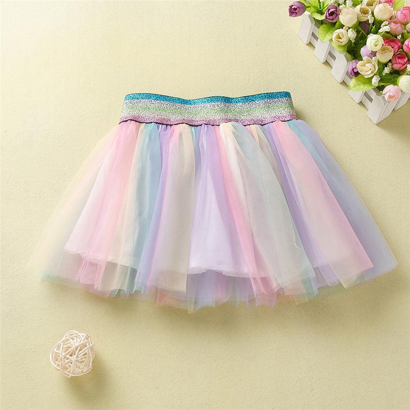 Girls Trendy Colorful Mesh Skirt Wholesale Tutus And Pettiskirts - PrettyKid