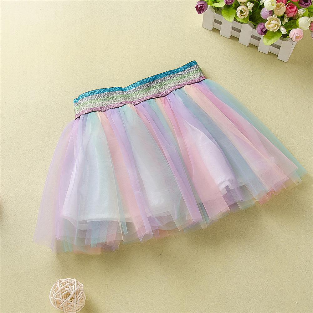 Girls Trendy Colorful Mesh Skirt Wholesale Tutus And Pettiskirts - PrettyKid