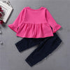 Girls Flared Sleeve T-Shirts & Patch Jeans Girls Clothing Wholesalers - PrettyKid