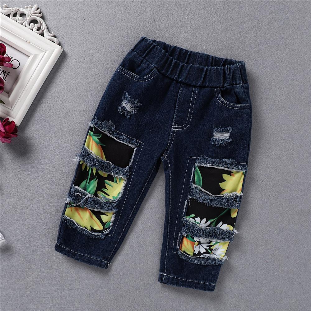 Girls Flared Sleeve T-Shirts & Patch Jeans Girls Clothing Wholesalers - PrettyKid