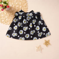 Girls Floral Printed Belt Skirt Baby Girl Boutique clothes Wholesale - PrettyKid