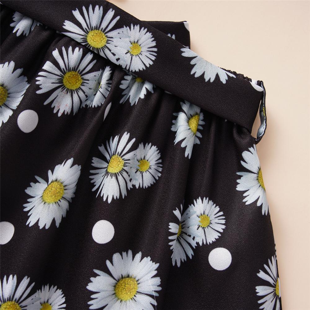 Girls Floral Printed Belt Skirt Baby Girl Boutique clothes Wholesale - PrettyKid