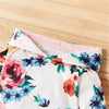 Baby Girls Floral Printed Hooded Long Sleeve Top & Pants Wholesale Baby - PrettyKid