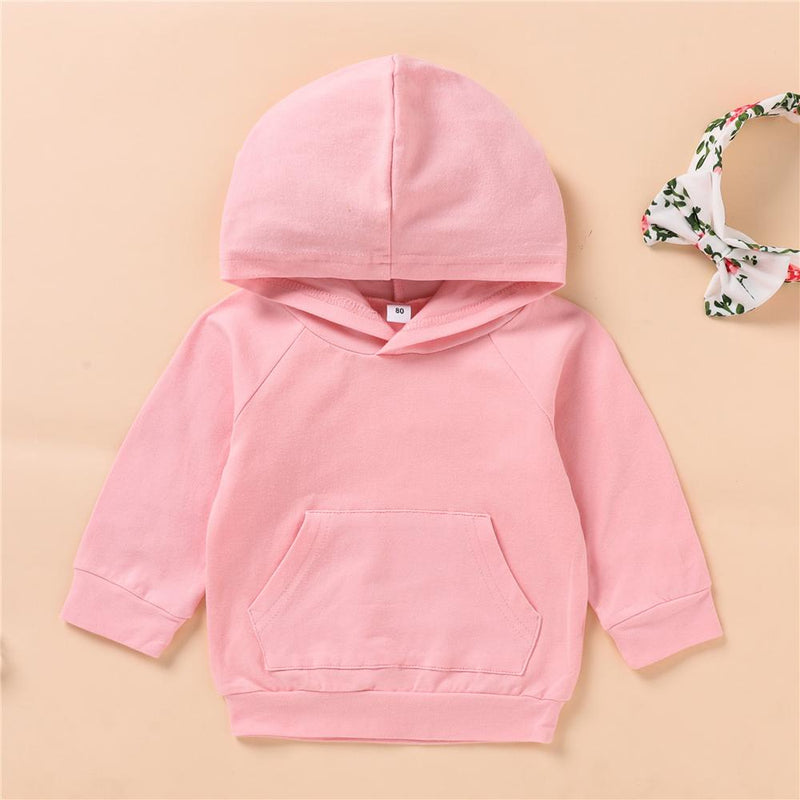 Baby Girls Floral Printed Hooded Top & Pants & Headband Baby Wholesale Clothing - PrettyKid