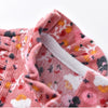 Toddler Girls Floral Printed Long Sleeve Corduroy Dress Girl Wholesale - PrettyKid