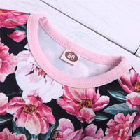 Toddler Girs Floral Printed Long Sleeve Top & Pants Toddler Girls Wholesale - PrettyKid