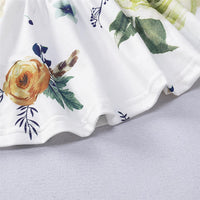 Girls Floral Printed Long Sleeve Top & Ripped Jeans Wholesale Girl Clothing - PrettyKid