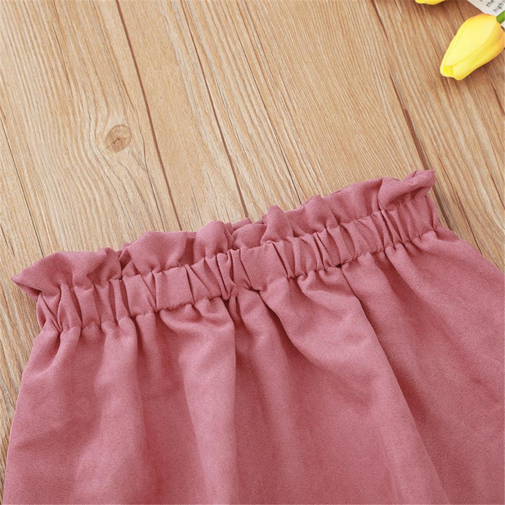 Toddler Girls Floral Printed Long Sleeve Top & Skirt Wholesale Girls - PrettyKid