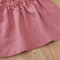 Toddler Girls Floral Printed Long Sleeve Top & Skirt Wholesale Girls - PrettyKid