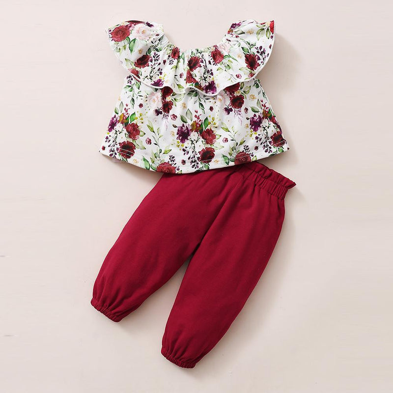 Baby Girls Black Flying Sleeve Romper & Leopard Shorts baby clothes wholesale usa - PrettyKid