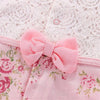 Baby Girls Floral Printed Sleeveless Bow Decor Romper Baby clothes Wholesale Distributors - PrettyKid