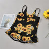 Girls Floral Printed Sleeveless Summer Jumpsuit Baby Clothes Wholesale Suppliers - PrettyKid