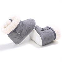 Baby Unisex Foldable Warm Magic Tape Snow Boots - PrettyKid