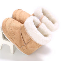 Baby Unisex Foldable Warm Magic Tape Snow Boots - PrettyKid