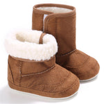 Baby Unisex Foldable Warm Magic Tape Snow Boots - PrettyKid