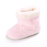 Baby Unisex Foldable Warm Magic Tape Snow Boots - PrettyKid