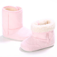 Baby Unisex Foldable Warm Magic Tape Snow Boots - PrettyKid