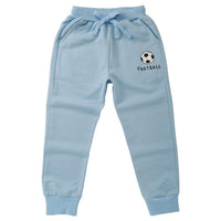 Boys Football Printed Solid Soft Trousers Wholesale - PrettyKid